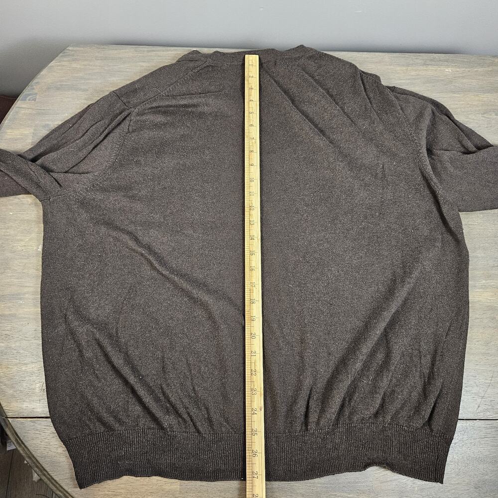 Chatham Road Cotton Cashmere V Neck Sweater Blend Mens Size XXL Long Sleeves - Picture 6 of 6
